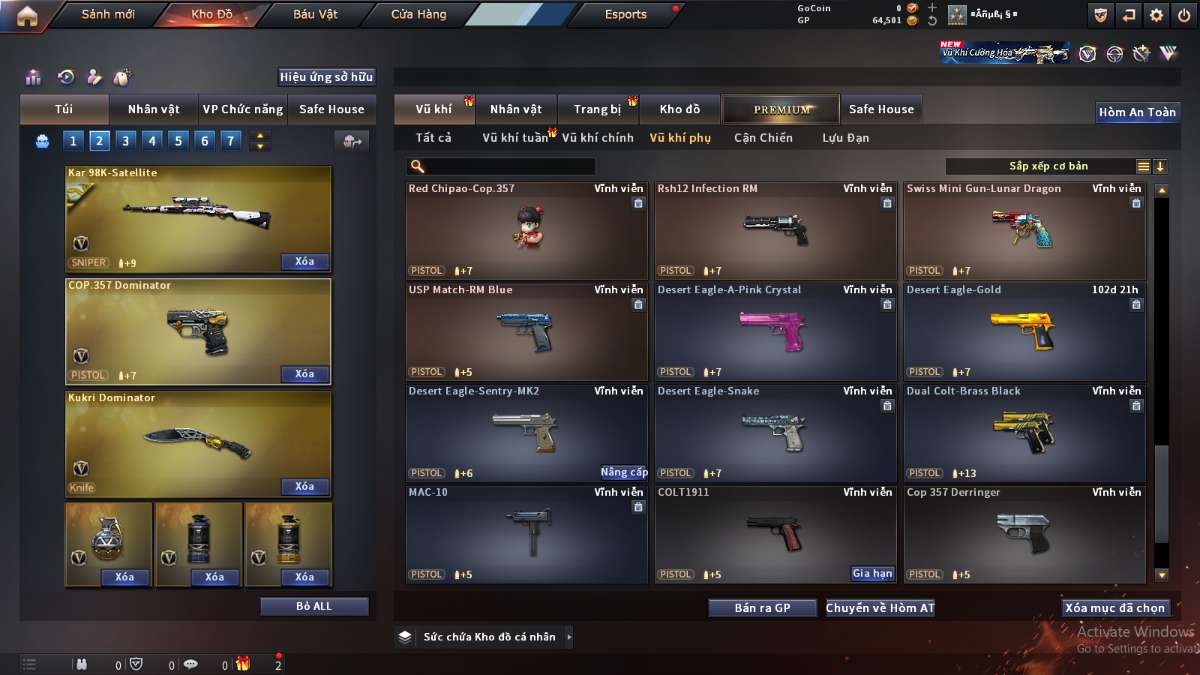 shop acc cf uy tin gia re